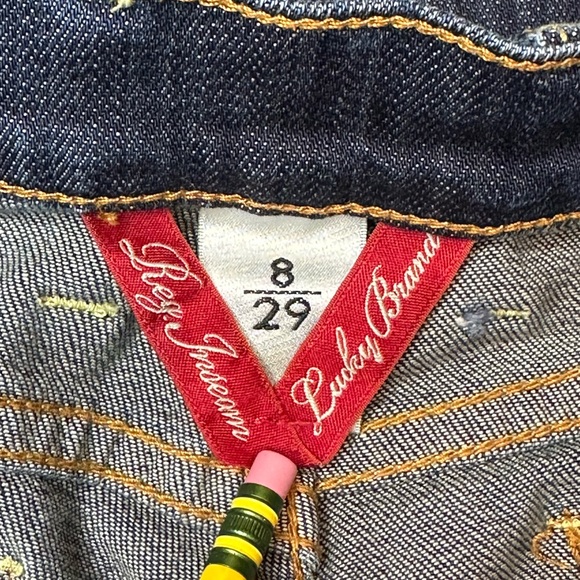 LuckyBrand Women’s Flare Jeans Size 29 Low To Mid Rise 99% Cotton & 1% Spandex - Picture 12 of 13